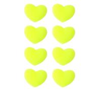 Lerpwige Lot de 8 amortisseurs de vibrations de tennis avec silicone décoratif en forme de cœur pour une absorption plus douce des chocs, prise en main confortable, amortisseur de tennis