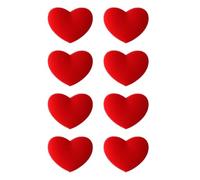 Lerpwige Lot de 8 amortisseurs de vibrations de tennis avec silicone décoratif en forme de cœur pour une absorption des chocs plus lisses et une prise en main confortable