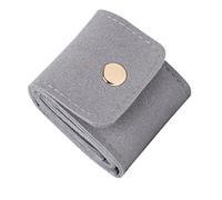 Lerpwige Mallette de rangement pour bijoux de voyage 4 emplacements individuels Design compact pliable pour boucles d'oreilles bagues colliers Organisateurs de bijoux pliables, taille unique, Comme