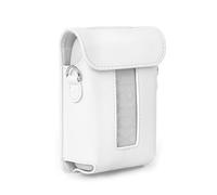 Lerpwige Mallette de voyage compacte pour imprimante, smartphone, imprimante, rayures, cuir PU, sac de transport, découpe précise