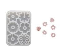 Lerpwige Marquages de boissons Moules en forme de fleur Marquages de verre Moules en silicone Marquage de vin moisissures Fournitures artisanales