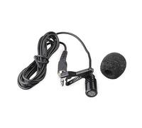 Lerpwige Microphone cravate avec clip de fixation pour communication mains libres Microphone cravate professionnel