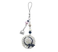 Lerpwige Modèle de clé à chapeau en perles d'alliage robuste Accessoires de perles à la mode pour les sacs à main et les boutons pour femmes