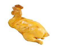 Lerpwige Modèle réaliste de poulet grillé réaliste Canard rôti artificiel pour la photographie et la restauration Présentoir Moyen éducatif Outil de démonstration Exposition