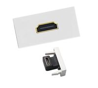 Lerpwige Module de connecteur HDTV femelle vers femelle pour plaque murale Installation facile Accessoires Home Cinéma Module HDTV