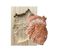 Lerpwige Moules à biscuits en bois faciles à utiliser avec des surfaces lisses, parfaits pour la fabrication de biscuits, chocolats, bonbons, accessoires de cuisine, ustensiles de cuisine rétro