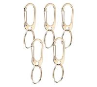 Lerpwige Mousqueton multifonction Porte-clé de ceinture pour camping randonnée fromage à clé en alliage de zinc Boucle porte-clés multifonction
