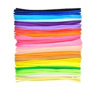 Lerpwige Nettoyeur de pipes multicolore pour l'artisanat créatif Décoration Divers tuyaux de couleur Tige en peluche 30 cm x 6 mm