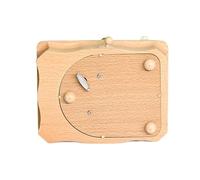 Lerpwige Noël Roue Rotative Avion Boîte à Musique Bois Mélodies Ornement Bureau Décoration Cadeau pour Un Couple Amis Familles Cadeau de Musique pour Noël