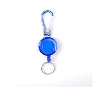 Lerpwige Outil anti-vol extérieur porte-clés rétractable Pull Boucles en fil d'acier Chaîne porte-clés Durée