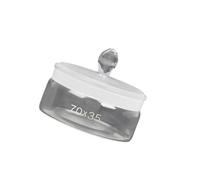 Lerpwige Outils de réparation de montre avancés avec porte-huile en verre facile à nettoyer et couvercle de protection pour horloger, 70 x 35 mm