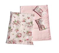 Lerpwige Parure de lit miniature 1/12 avec coussins et drap de lit pour maison de poupée, chambre à coucher, exposition et modèle de bricolage, décors de projet de maison de poupée, meubles