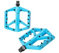 Lerpwige Pédales plates de vélo avec roulement lisse et scellé avec base large qui conviennent pour une stabilité efficace du vélo de route