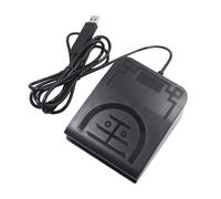 Lerpwige Pédales USB simples à 1 touche Programmes claviers d'ordinateur avec cinq fonctions douanières Commutateurs mécaniques photoélectriques Commutateurs mécaniques Pédales à pied