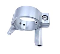 Lerpwige Pince de dérailleur en alliage d'aluminium haute compatibilité permettant un double support de roue sur une seule vitesse pour vélos pliants et adaptateurs de dérailleur avant