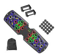 Lerpwige Planches de pompes multifonctions avec bande de résistance - Équipement d'entraînement pour le renforcement musculaire - Planche de fitness multifonctionnelle