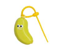 Lerpwige Porte-brosse à dents en forme de banane avec couvercle scellé pour l'hygiène ABS Silicone Coque de rangement à séchage rapide Banane Brosse à dents Couvre-tête