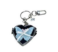 Lerpwige Porte-clés d'amour unique en forme de cœur avec pendentif créatif pour les couples et les tours de mode
