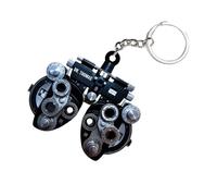 Lerpwige Porte-clés tendance et robuste en acrylique avec thème ophtalmologie Idéal pour les collectionneurs d'outils et les ventilateurs artisanaux pour une utilisation quotidienne