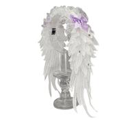 Lerpwige Punk Ailes d'ange Bandeau Sombre Punk Anime Cheveux Accessoire de Cheveux Nœud Réglable pour Femmes Adolescents Mascarades Fête