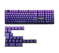 Lerpwige Purple Gradients Original Height Keycaps 134Keys Shining Through Backlit Keycapst for 60 80 61/64/68/75/87 Mécanique Keycapst