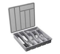 Lerpwige Rangement de tiroir à couverts pratique Cas de tiroirs multifonctionnels Séparateur Plateau efficace Cuisine Castlery Cas d'organisation