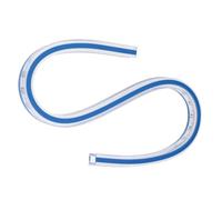 Lerpwige Règle de dessin courbée double face - Outil de mesure d'architecture - Pour réaliser des dessins de couture en ingénierie - Création de souverains