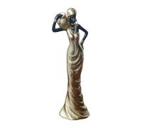 Lerpwige Résines africaines faites à la main Figure Femme Célébrer le patrimoine culturel pour les amateurs pour la décoration de la maison
