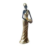 Lerpwige Résines africaines faites à la main Figure Femme Célébrer le patrimoine culturel pour les amateurs pour la décoration de la maison