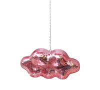 Lerpwige Rétro Nuages Formes Disco Boule Suspendue Ornement Réfléchissant Boule à facettes Avec Chaîne Pour Festivals Décorations