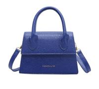 Lerpwige Sac à bandoulière simple et élégant pour femme, design multi-compartiments pour des organisations simples qui conviennent à différents sacs de hauteur, bleu