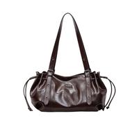 Lerpwige Sac de transport tendance en cuir PU résistant à la déchirure Sac sous le bras Sangle confortable Sacs à bandoulière indispensables pour le travail Grand sac sous le bras pour femme, café