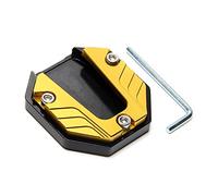 Lerpwige Scootor Support de béquille de stationnement en alliage d'aluminium pour moto Support latéral Support de pied Base Repose-pieds Coussinet de pied Douleur pour homme Nettoyage du corps Ne