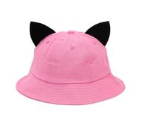 Lerpwige Seau pour filles Cadeau de pêcheur pour les vacances à l'église Accessoires photo Seau habillé Décontracté Chapeaux pour femmes à la mode, Rouge chiné, taille unique