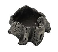 Lerpwige Souches d'arbre artificielles Vase Jardinières décoratives Aboiter Pelle en bois pour plantes en bois rosé