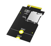 Lerpwige T Flashes Lecteur de carte Adaptateur USB Bus Pas SATAS Bus T Flashes Carte vers NGFFS B Carte adaptateur de clé NGFFS Carte NGFFS pour ordinateur portable PC
