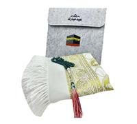 Lerpwige Tapis de prière en couleur avec perles de prière et sac améliore l'expérience de culte et la sécurité