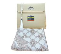 Lerpwige Tapis de prière en couleur avec perles de prière et sac améliore l'expérience de culte et la sécurité