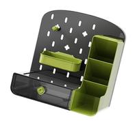 Lerpwige Tiroirs en plastique - Organisateurs de documents - Avec panneau perforé - Pour fournitures scolaires - Rangement à stylos - Multi-usage - Organisateurs de maquillage de bureau