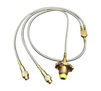 Lerpwige Valve de gaz à double raccord pour l'extérieur