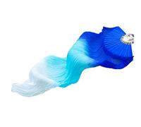 Lerpwige Ventilateur de danse en soie synthétique polyvalent pour les compétitions et les fans de danse de classe Parfait pour les studios scène Accessoires de danse prêts à l'emploi