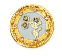 Lerpwige Vêtements Creux Bouton à Couture Fleur Bouton Rond en Métal pour Hommes Femmes Cardigans Chemise Manteau Uniforme Chemise Robe