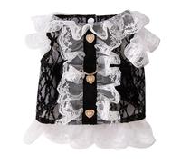 Lerpwige Vêtements pour chiens et animaux de compagnie à lacets - Gilet doux pour animaux de compagnie - Jupe pour les petites races et les amateurs d'animaux de compagnie