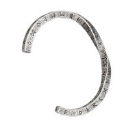 Lerpwige Vintage Runes Manchette Bracelet Rigide Acier Inoxydable Hommes Runes Bracelet Style Européen Personnalité Boutons de Manchette Vintage