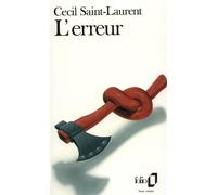 L'Erreur - Cécil Saint-Laurent - Gallimard - Poche - Livre