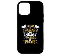 L'erreur est Humaine, l'art est Un Pirate - Funny Pirate Coque pour iPhone 12 Mini