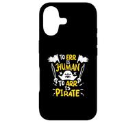 L'erreur est Humaine, l'art est Un Pirate - Funny Pirate Coque pour iPhone 17