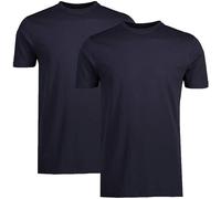 LERROS Doppelpack T-Shirt Rundhalsausschnitt, Bleu Marine, 3XL Homme