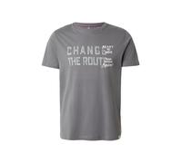 LERROS T-Shirt 'SERAFINO' gris / gris clair / blanc, Taille L