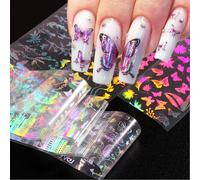 Lerty-Autocollants Adhésifs Pour Ongles",Peinture À L'encre,Cuir Chevelu En Bambou,Caractères Chinois,Décalcomanies De Transfert,"Art De Manucure Et De Pédicure - Type Hd21 Pack